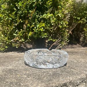 Vintage Crystal Ashtray